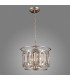 Modern Hanging Pendant Champagne Silver 3 Light , E14 - 3