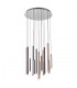 Modern LED Hanging Pendant Chrome, Warm White 3000K 4598lm Dimmable - 1