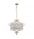 Classic Hanging Pendant Golden Champagne 6 Light , E14 - 2