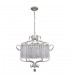 Classic Hanging Pendant Champagne Silver 6 Light , E14 - 2