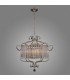 Classic Hanging Pendant Champagne Silver 6 Light , E14 - 3
