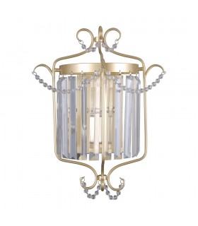 Classic Wall Lamp Golden Champagne 1 Light , E14 - 1
