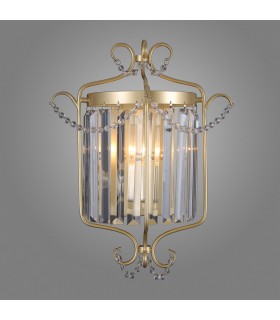 Classic Wall Lamp Golden Champagne 1 Light , E14 - 2