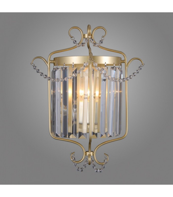 Classic Wall Lamp Golden Champagne 1 Light , E14 - 2