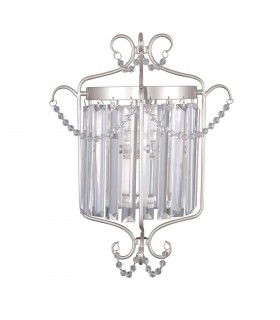 Classic Wall Lamp Champagne Silver 1 Light , E14 - 1