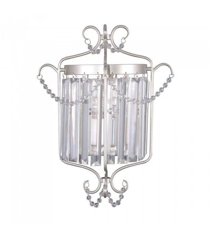 Classic Wall Lamp Champagne Silver 1 Light , E14 - 1