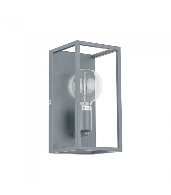 Industrial And Retro Wall Lamp Grey 1 Light , E27 - 2