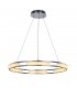 Modern LED Hanging Pendant Chrome, Warm White 3000K 2520lm Dimmable - 1