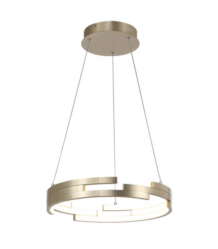 Modern LED Hanging Pendant Golden, Warm White 3000K 3360lm, IP44 Dimmable - 1