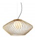 Modern Hanging Pendant Golden 1 Light  with Gold, White Shade, E27 - 1