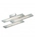 Classic LED Flush Ceiling Light Chrome, Warm White 3000K 1728lm - 1