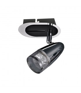 Modern LED Spotlights Chrome, Warm White 3000K 360lm - 1