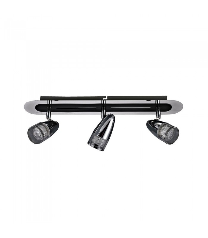 Modern LED Spotlights Chrome, Warm White 3000K 960lm - 1