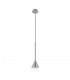 Modern Hanging Pendant Satin Nickel 1 Light  LED, GU10 - 1