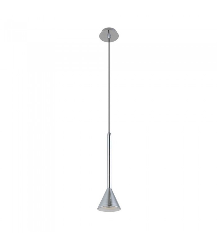 Modern Hanging Pendant Satin Nickel 1 Light  LED, GU10 - 1