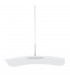 Modern LED Hanging Pendant Chrome, Clear, Warm White 3000K 550lm - 1
