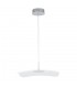 Modern LED Hanging Pendant Chrome, Clear, Warm White 3000K 550lm - 2