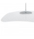 Modern LED Hanging Pendant Chrome, Clear, Warm White 3000K 550lm - 5