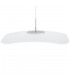 Modern LED Hanging Pendant Chrome, Clear, Warm White 3000K 550lm - 6