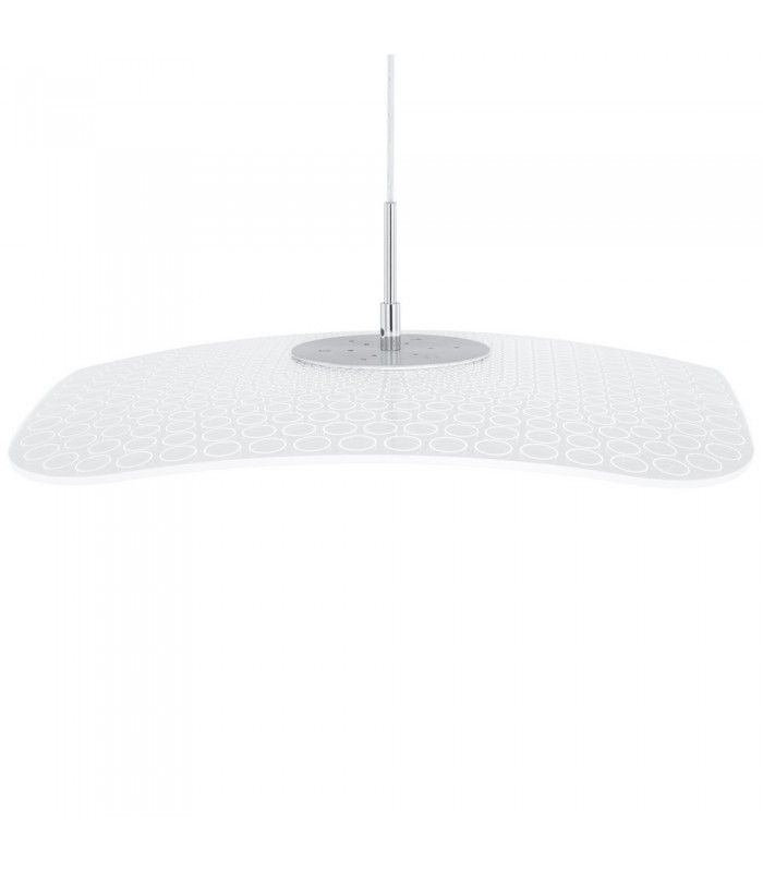 Modern LED Hanging Pendant Chrome, Clear, Warm White 3000K 550lm - 6