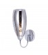 Modern Wall Lamp Chrome 1 Light  with Dark Glass Shade, E14 - 1