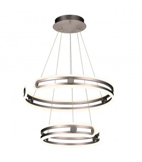 Modern LED Hanging Pendant Coffee, Warm White 3000K 5180lm Dimmable - 1