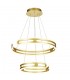 Modern LED Hanging Pendant Golden, Warm White 3000K 5180lm Dimmable - 1