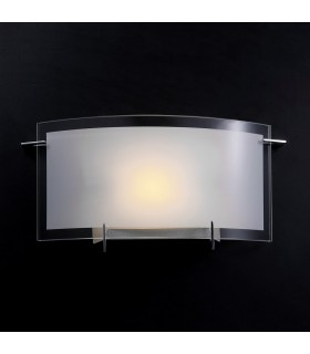 Modern Wall Lamp White 1 Light  with Matt Shade R7s - 1