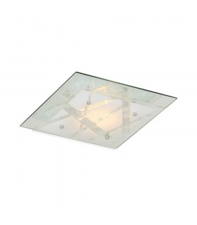 Classic LED Flush Ceiling Light White, Warm White 3000K 560lm - 1