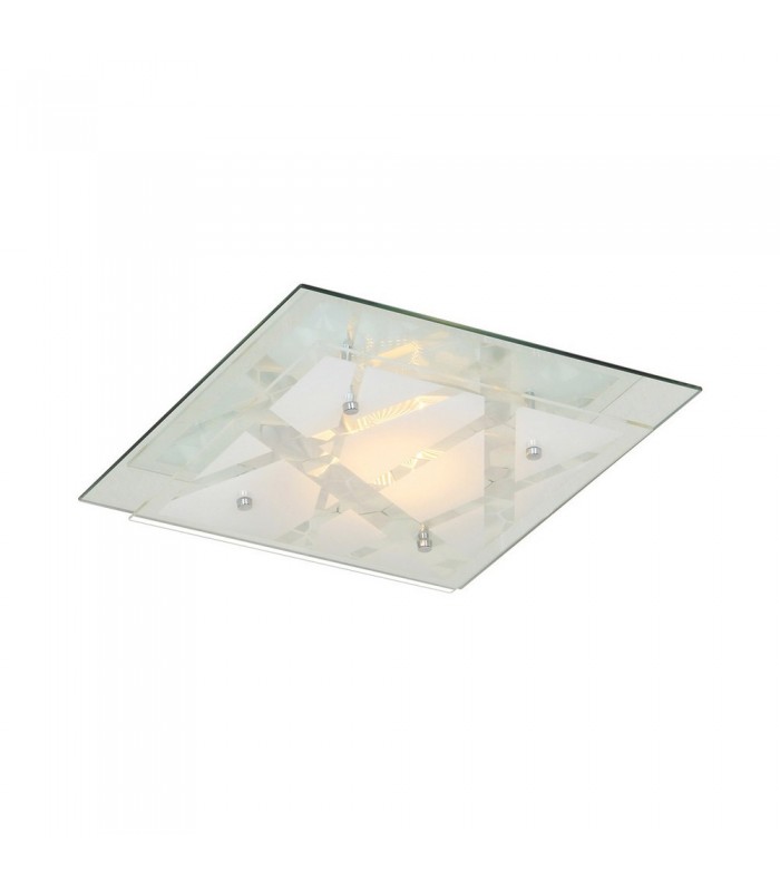 Classic LED Flush Ceiling Light White, Warm White 3000K 560lm - 1