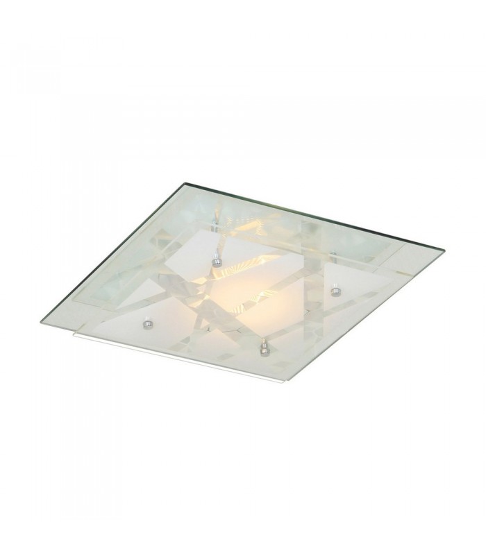 Classic LED Flush Ceiling Light White, Warm White 3000K 670lm - 1