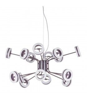 Modern LED Hanging Pendant Bronze, Warm White 3000K 4900lm - 1