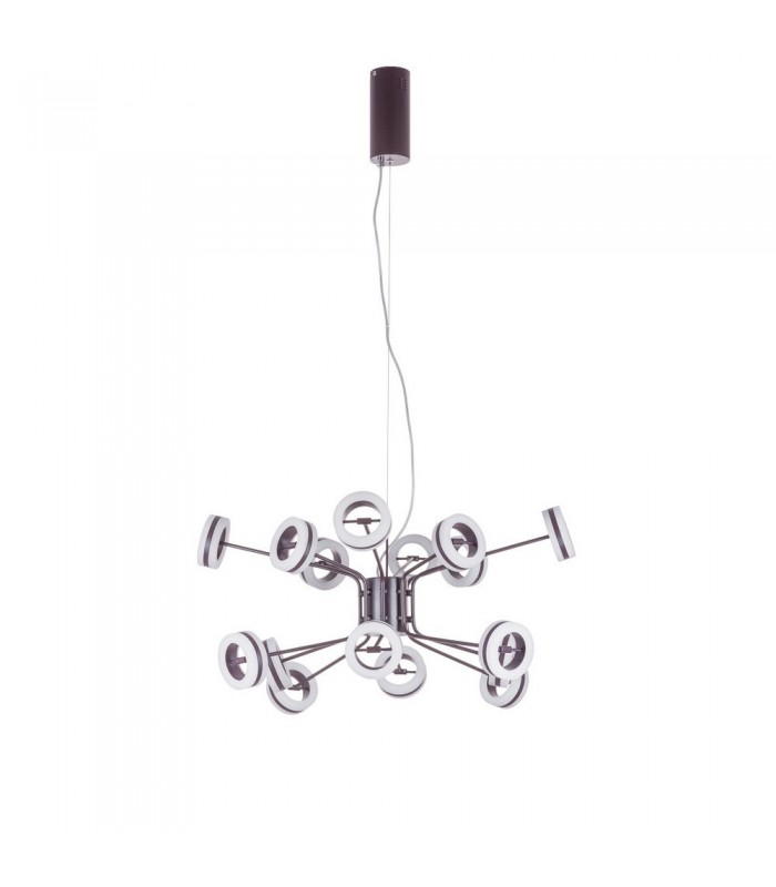 Modern LED Hanging Pendant Bronze, Warm White 3000K 4900lm - 2