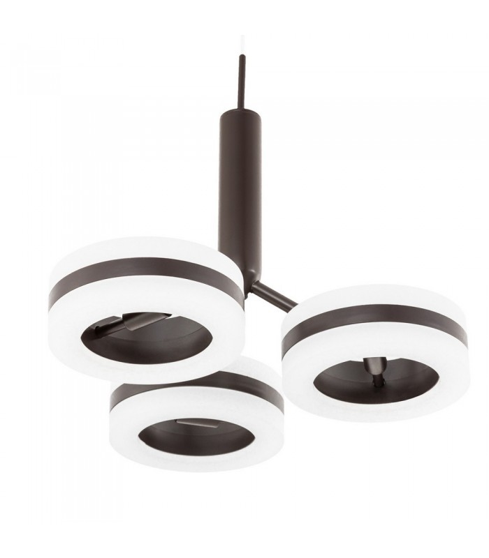 Modern LED Hanging Pendant Bronze, Warm White 3000K 1150lm - 4