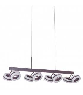 Modern LED Hanging Pendant Bronze, Warm White 3000K 2450lm - 1