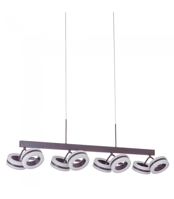 Modern LED Hanging Pendant Bronze, Warm White 3000K 2450lm - 1