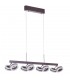 Modern LED Hanging Pendant Bronze, Warm White 3000K 2450lm - 2
