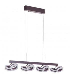 Modern LED Hanging Pendant Bronze, Warm White 3000K 2450lm - 2