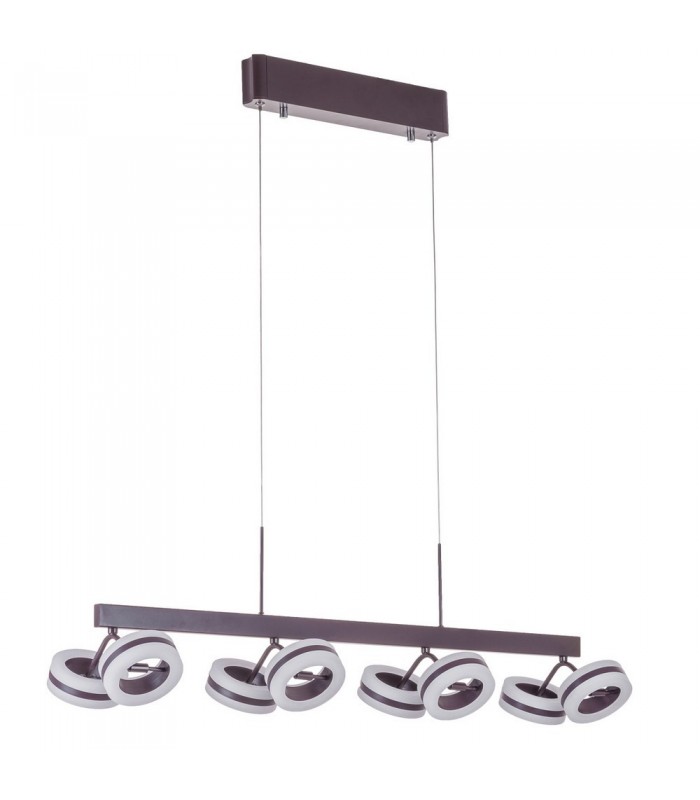 Modern LED Hanging Pendant Bronze, Warm White 3000K 2450lm - 2