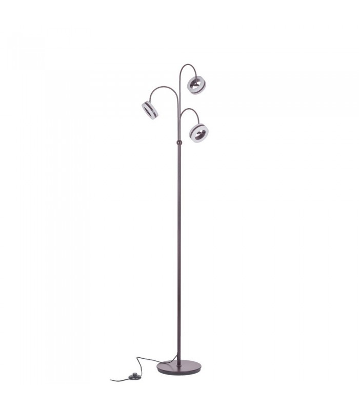 Modern LED Floor Lamp Bronze, Warm White 3000K 1100lm - 1