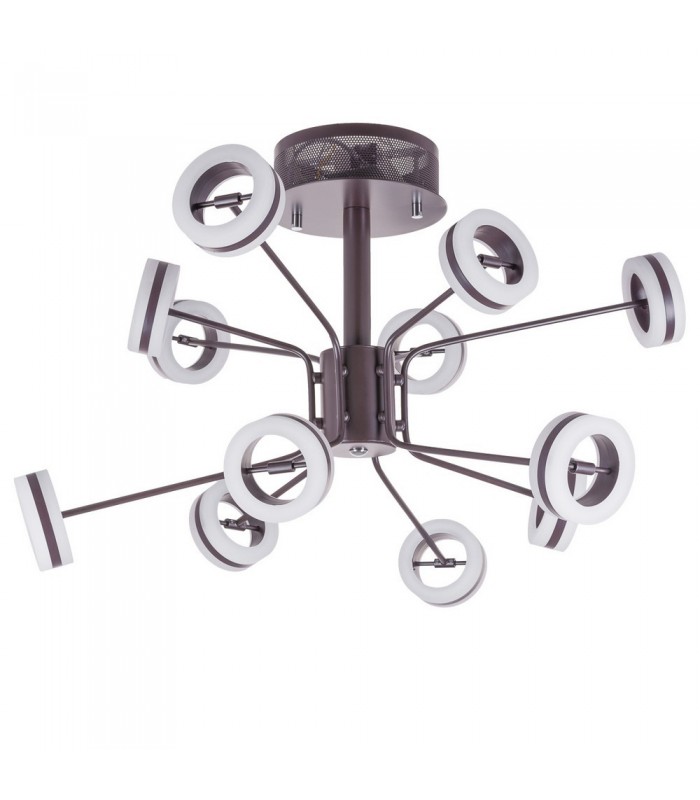 Modern LED Hanging Pendant Fixed Bronze, Warm White 3000K 4000lm - 1