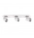 Modern Spotlights Chrome, White 3 Light  with White Shade, GU10 - 1