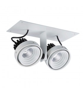 Modern Technical LED Recessed Ceiling White, Black, Cool White 4000K 1770lm - 1