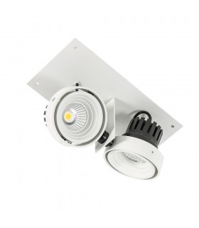 Modern Technical LED Recessed Ceiling White, Black, Cool White 4000K 1770lm - 2