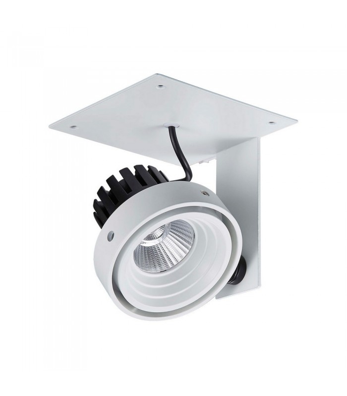 Modern Technical LED Recessed Ceiling White, Black, Cool White 4000K 980lm - 1