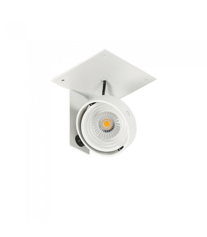 Modern Technical LED Recessed Ceiling White, Black, Cool White 4000K 980lm - 2