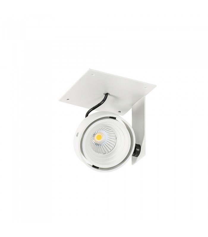 Modern Technical LED Recessed Ceiling White, Black, Cool White 4000K 980lm - 3