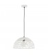 Modern Hanging Pendant White Matt 1 Light  with Steel Shade, E27 - 2
