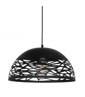 Modern Hanging Pendant Black 1 Light , E27 - 1