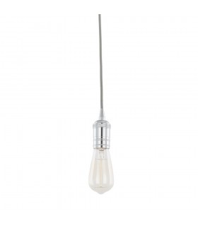 Modern Hanging Pendant Lamp Holders Chrome 1 Light , E27 - 1